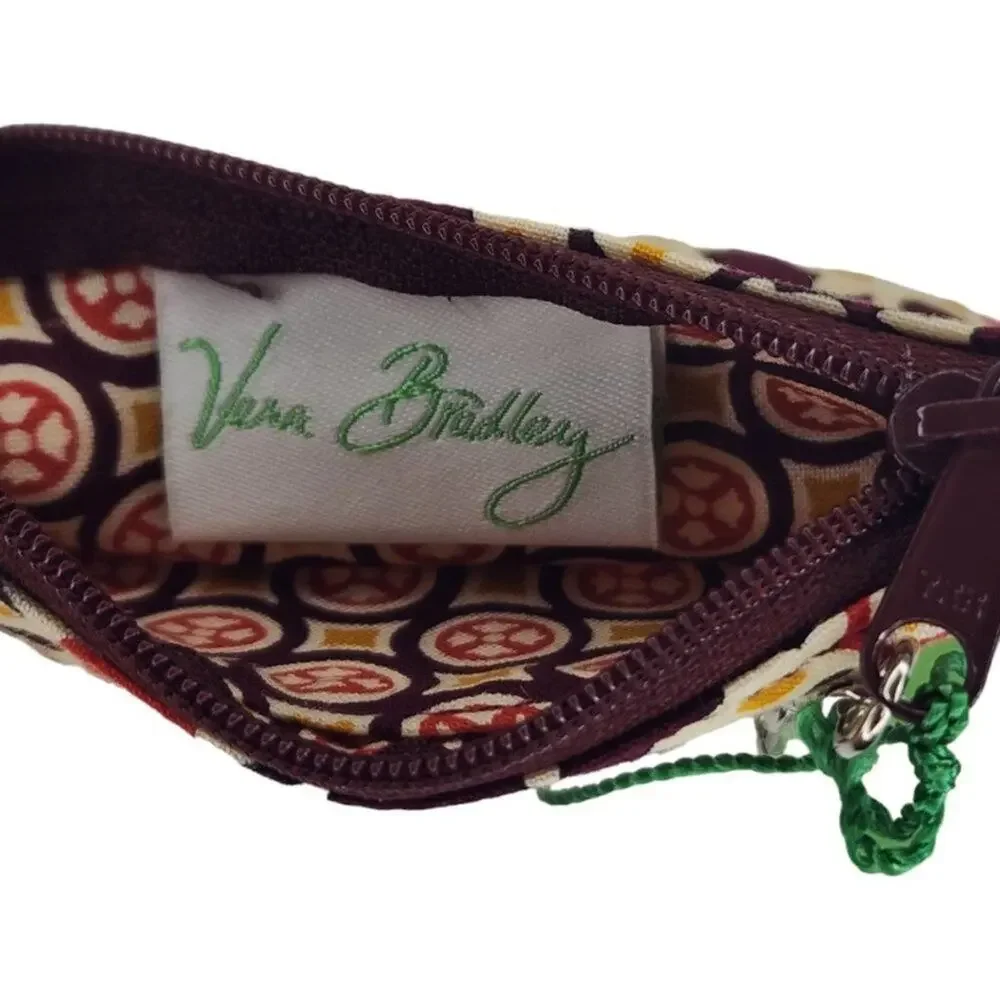 Vera Bradley‎ Eyeglass Case And Clip Zip ID Wallet Medallion Pattern